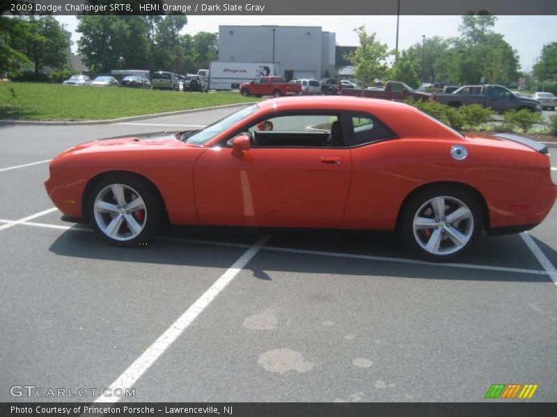 HEMI Orange / Dark Slate Gray 2009 Dodge Challenger SRT8