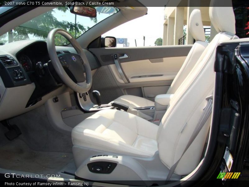 Solid Black / Calcite Cream 2007 Volvo C70 T5 Convertible