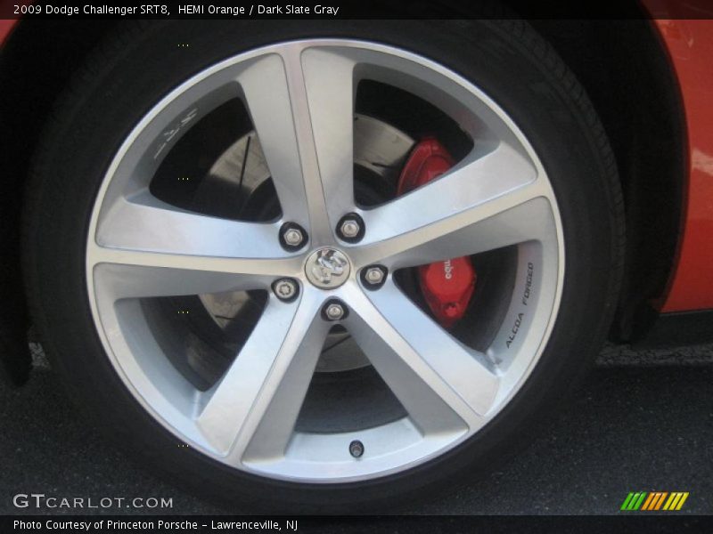 HEMI Orange / Dark Slate Gray 2009 Dodge Challenger SRT8