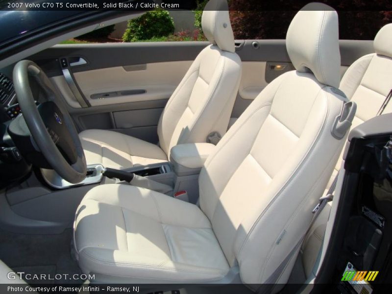 Solid Black / Calcite Cream 2007 Volvo C70 T5 Convertible