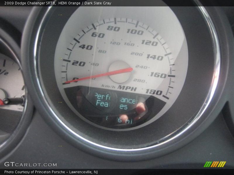 HEMI Orange / Dark Slate Gray 2009 Dodge Challenger SRT8