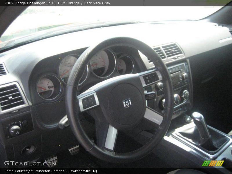 HEMI Orange / Dark Slate Gray 2009 Dodge Challenger SRT8