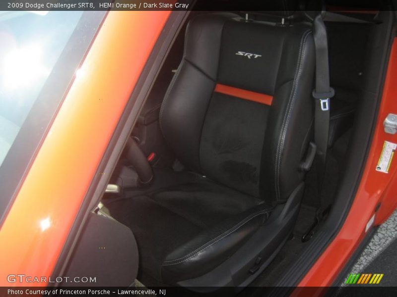 HEMI Orange / Dark Slate Gray 2009 Dodge Challenger SRT8