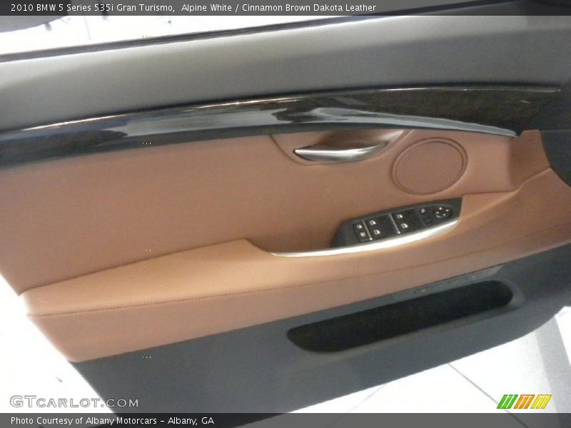 Alpine White / Cinnamon Brown Dakota Leather 2010 BMW 5 Series 535i Gran Turismo