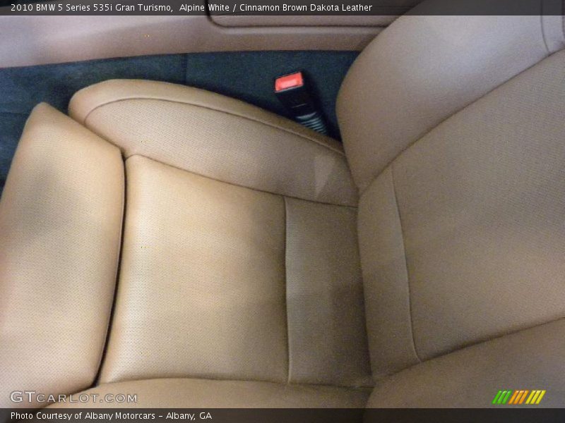 Alpine White / Cinnamon Brown Dakota Leather 2010 BMW 5 Series 535i Gran Turismo