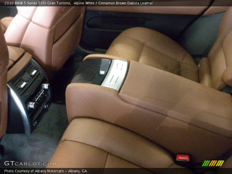 Alpine White / Cinnamon Brown Dakota Leather 2010 BMW 5 Series 535i Gran Turismo