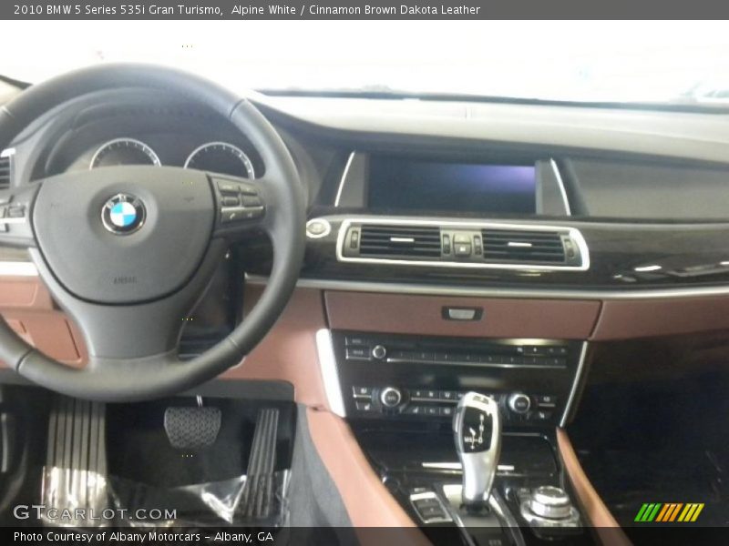 Alpine White / Cinnamon Brown Dakota Leather 2010 BMW 5 Series 535i Gran Turismo