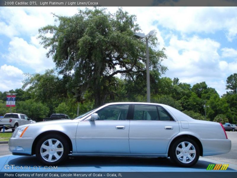 Light Platinum / Light Linen/Cocoa 2008 Cadillac DTS