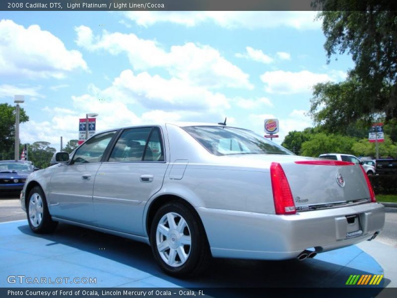 Light Platinum / Light Linen/Cocoa 2008 Cadillac DTS