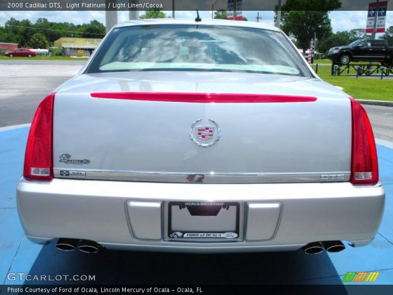 Light Platinum / Light Linen/Cocoa 2008 Cadillac DTS