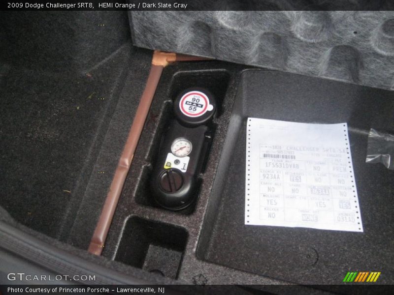 HEMI Orange / Dark Slate Gray 2009 Dodge Challenger SRT8
