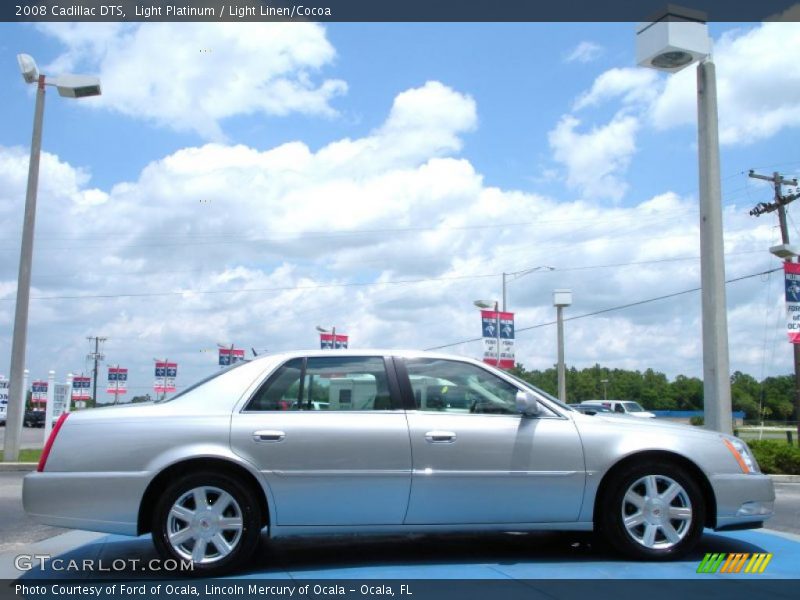 Light Platinum / Light Linen/Cocoa 2008 Cadillac DTS