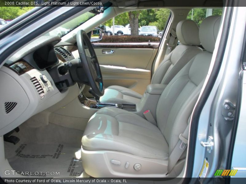 Light Platinum / Light Linen/Cocoa 2008 Cadillac DTS