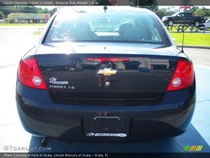 Imperial Blue Metallic / Gray 2009 Chevrolet Cobalt LS Sedan