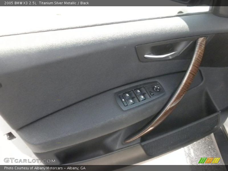 Titanium Silver Metallic / Black 2005 BMW X3 2.5i