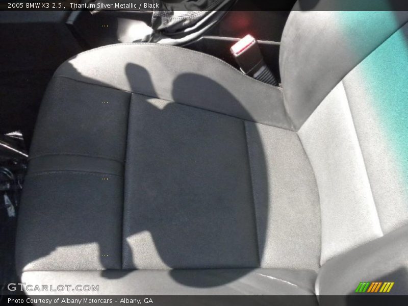 Titanium Silver Metallic / Black 2005 BMW X3 2.5i