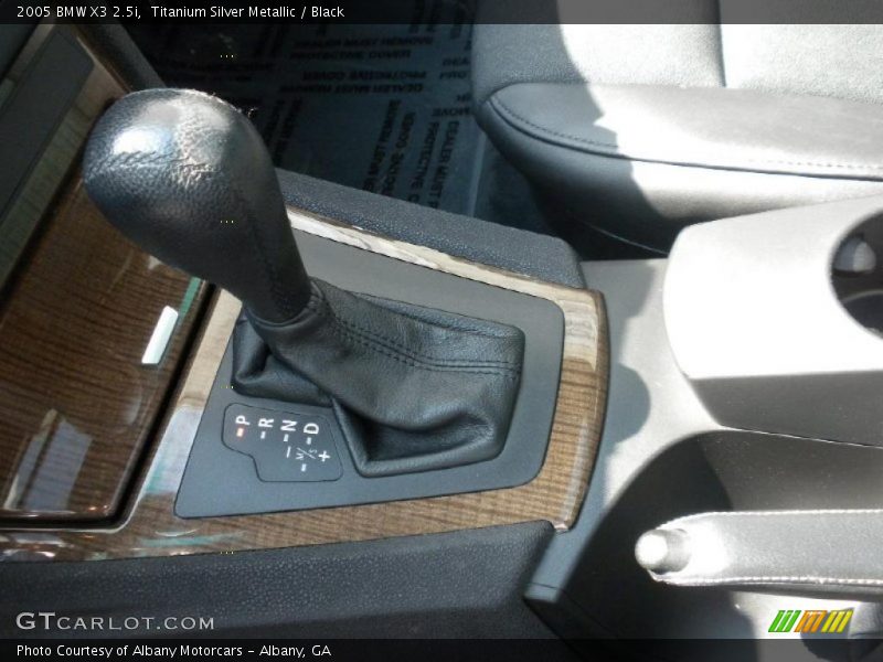 Titanium Silver Metallic / Black 2005 BMW X3 2.5i