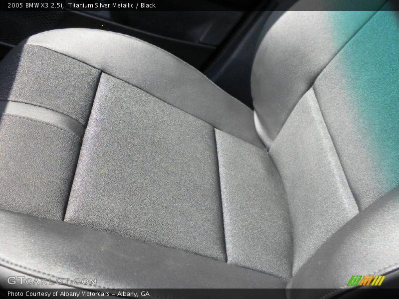 Titanium Silver Metallic / Black 2005 BMW X3 2.5i