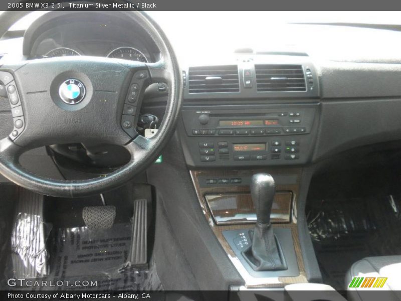 Titanium Silver Metallic / Black 2005 BMW X3 2.5i