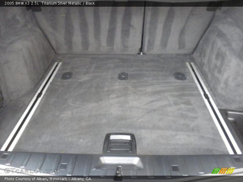 Titanium Silver Metallic / Black 2005 BMW X3 2.5i