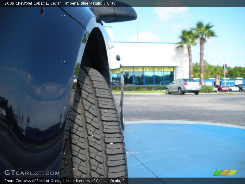 Imperial Blue Metallic / Gray 2009 Chevrolet Cobalt LS Sedan