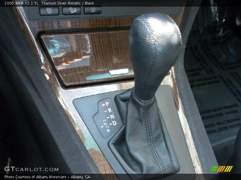 Titanium Silver Metallic / Black 2005 BMW X3 2.5i