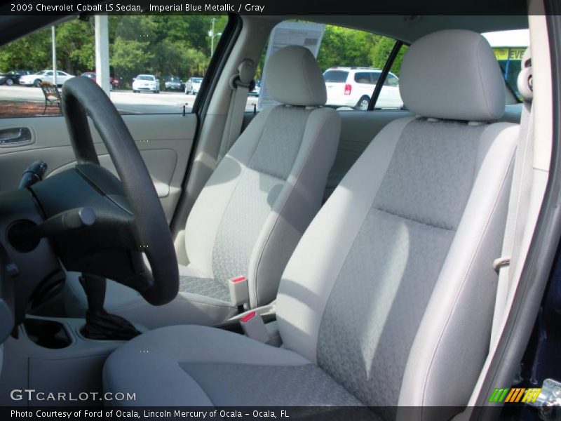 Imperial Blue Metallic / Gray 2009 Chevrolet Cobalt LS Sedan