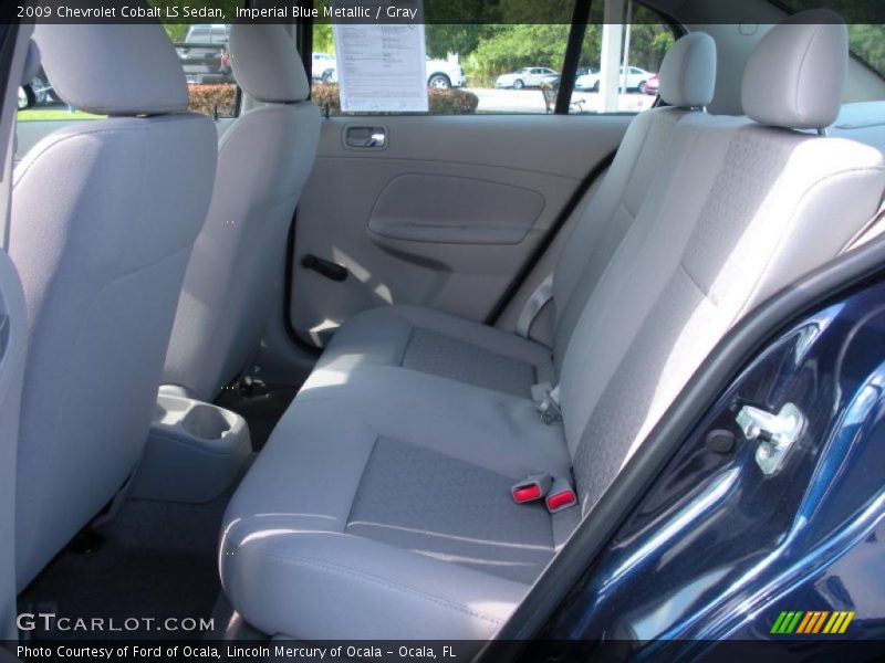 Imperial Blue Metallic / Gray 2009 Chevrolet Cobalt LS Sedan
