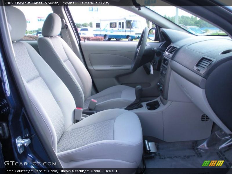 Imperial Blue Metallic / Gray 2009 Chevrolet Cobalt LS Sedan