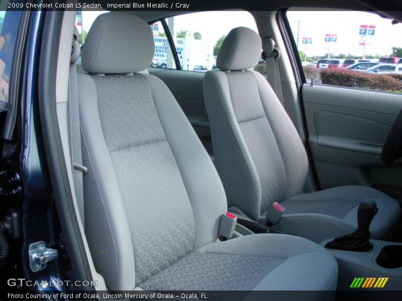 Imperial Blue Metallic / Gray 2009 Chevrolet Cobalt LS Sedan