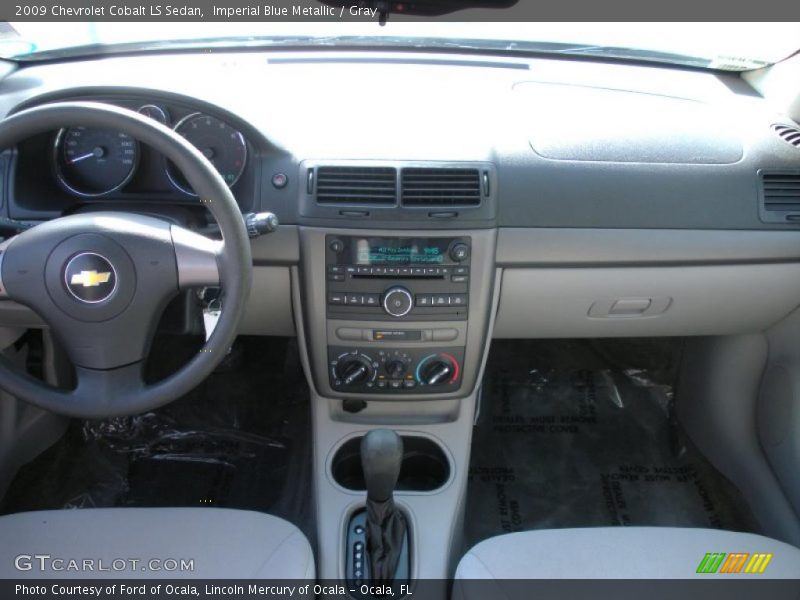 Imperial Blue Metallic / Gray 2009 Chevrolet Cobalt LS Sedan
