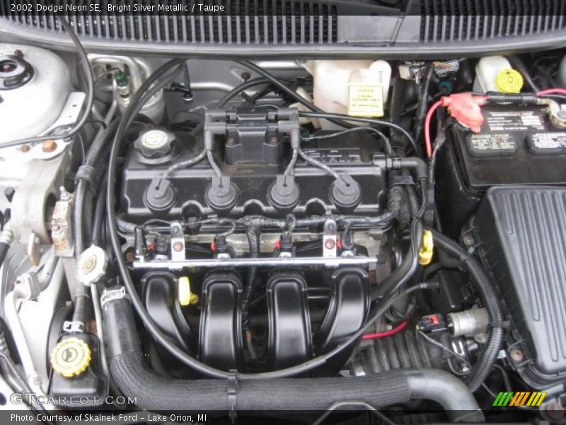 Bright Silver Metallic / Taupe 2002 Dodge Neon SE