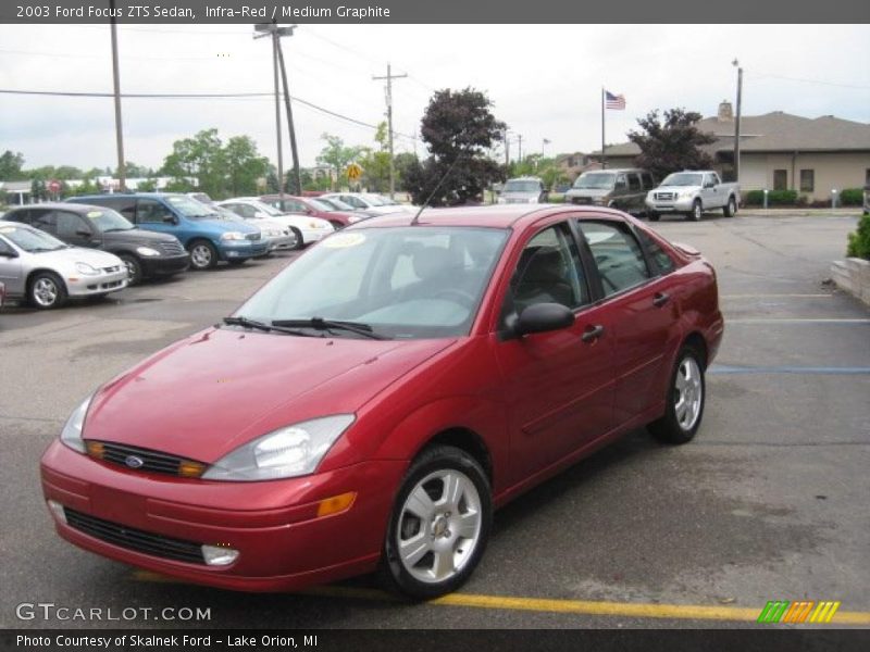 Infra-Red / Medium Graphite 2003 Ford Focus ZTS Sedan