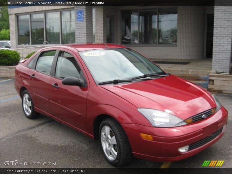Infra-Red / Medium Graphite 2003 Ford Focus ZTS Sedan