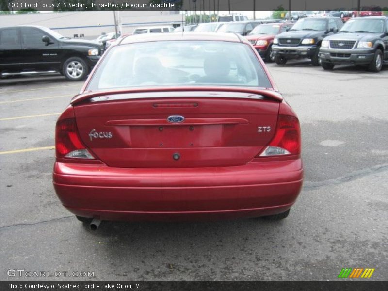 Infra-Red / Medium Graphite 2003 Ford Focus ZTS Sedan
