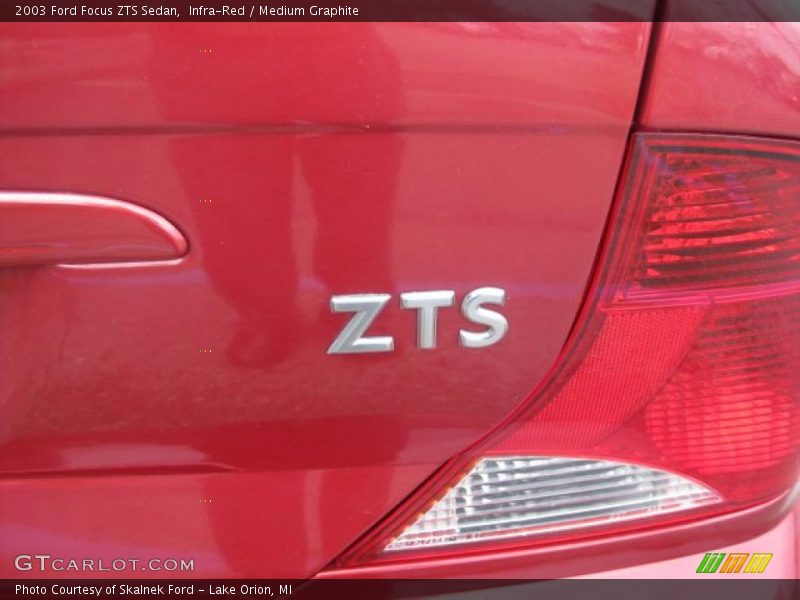 Infra-Red / Medium Graphite 2003 Ford Focus ZTS Sedan