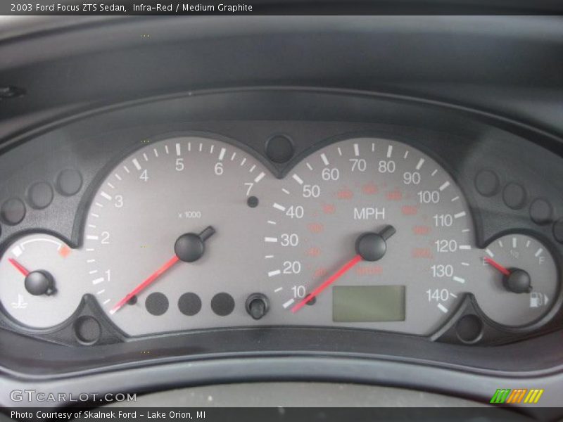 Infra-Red / Medium Graphite 2003 Ford Focus ZTS Sedan