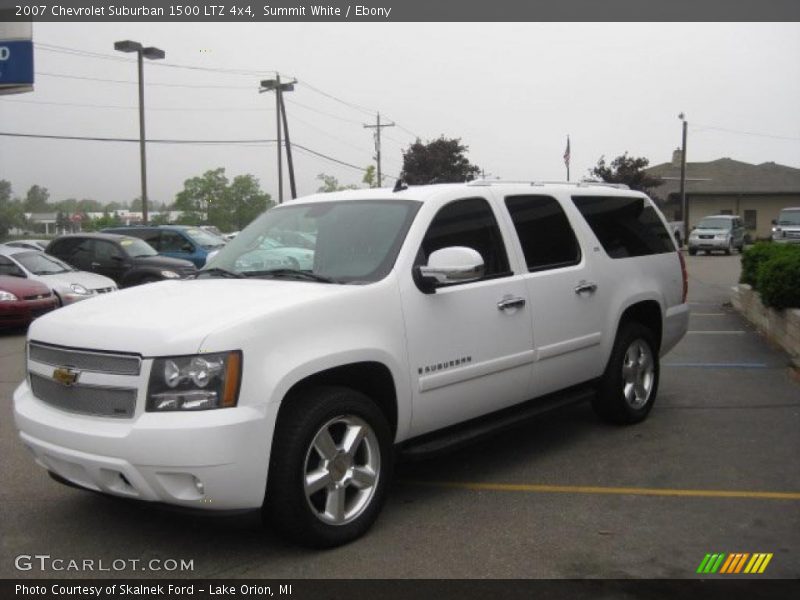 Summit White / Ebony 2007 Chevrolet Suburban 1500 LTZ 4x4