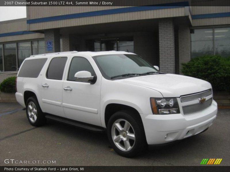 Summit White / Ebony 2007 Chevrolet Suburban 1500 LTZ 4x4