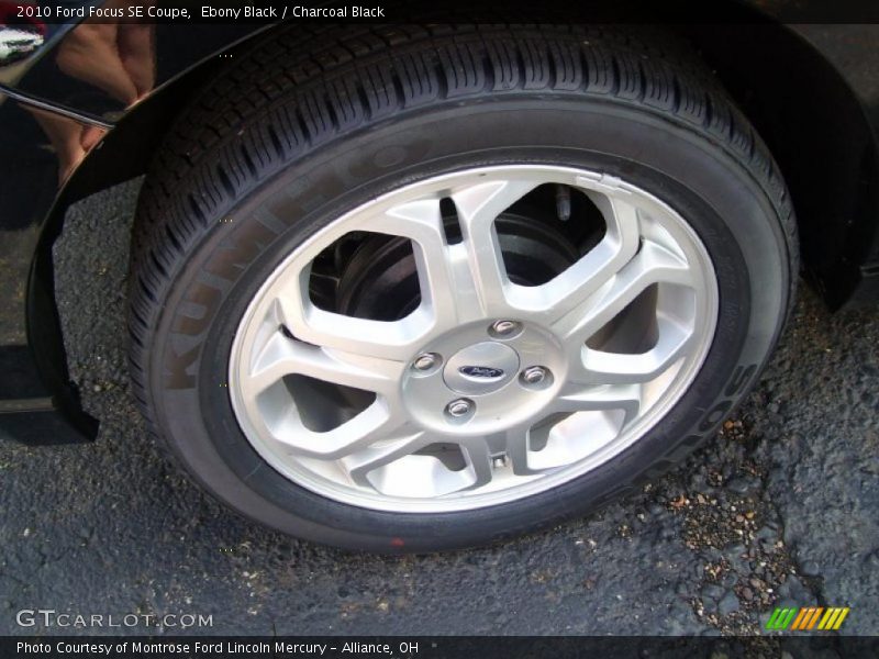 Ebony Black / Charcoal Black 2010 Ford Focus SE Coupe