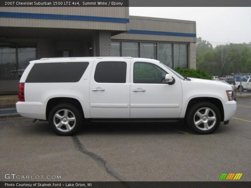 Summit White / Ebony 2007 Chevrolet Suburban 1500 LTZ 4x4