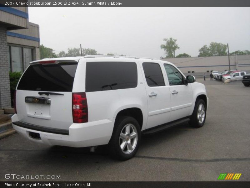 Summit White / Ebony 2007 Chevrolet Suburban 1500 LTZ 4x4