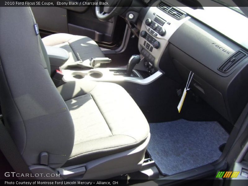 Ebony Black / Charcoal Black 2010 Ford Focus SE Coupe