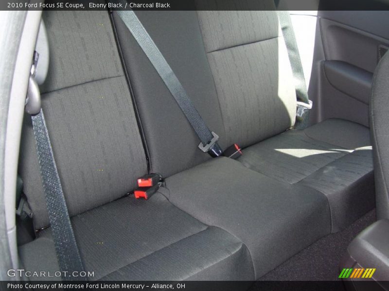 Ebony Black / Charcoal Black 2010 Ford Focus SE Coupe