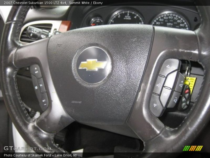 Summit White / Ebony 2007 Chevrolet Suburban 1500 LTZ 4x4