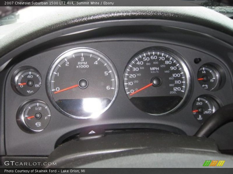 Summit White / Ebony 2007 Chevrolet Suburban 1500 LTZ 4x4