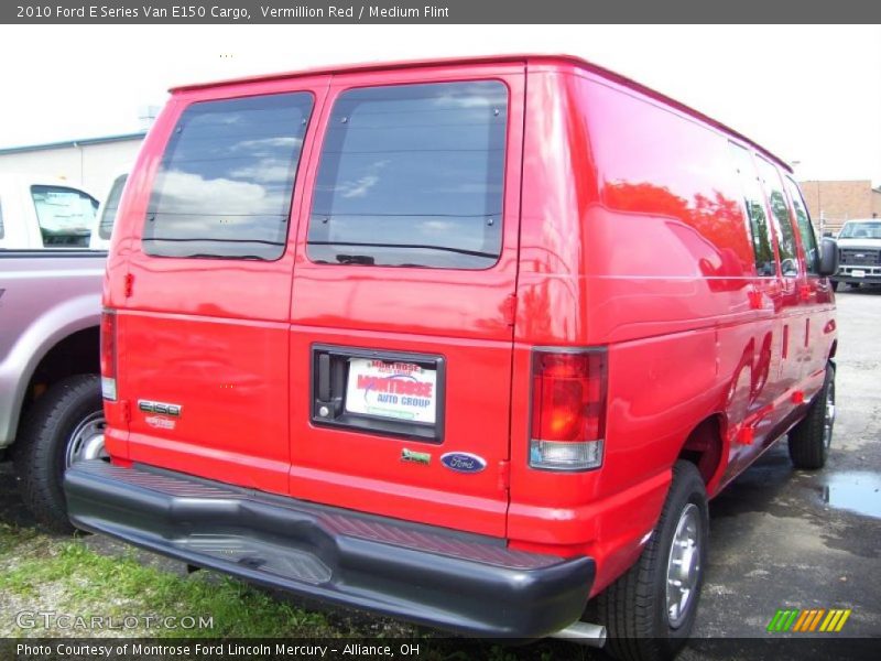 Vermillion Red / Medium Flint 2010 Ford E Series Van E150 Cargo