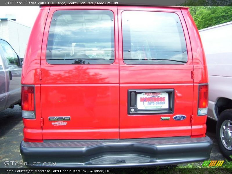 Vermillion Red / Medium Flint 2010 Ford E Series Van E150 Cargo