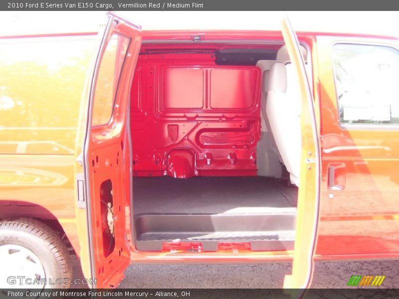 Vermillion Red / Medium Flint 2010 Ford E Series Van E150 Cargo