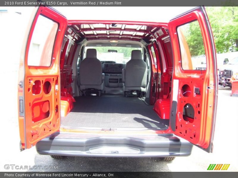 Vermillion Red / Medium Flint 2010 Ford E Series Van E150 Cargo